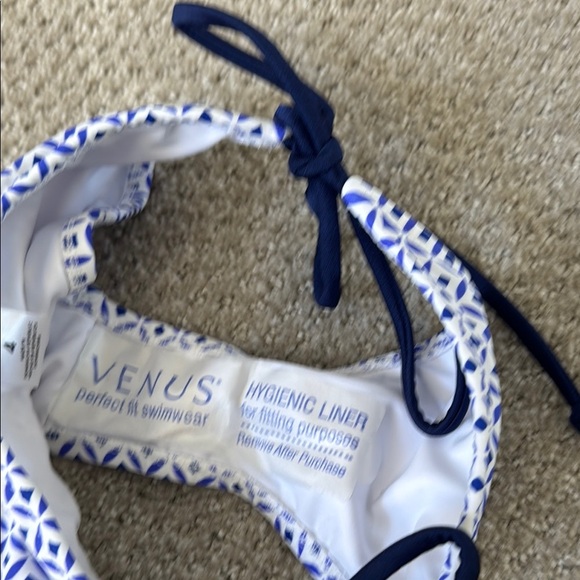 ❤️Venus Blue Geometric Bikini Bottom - Picture 3 of 4